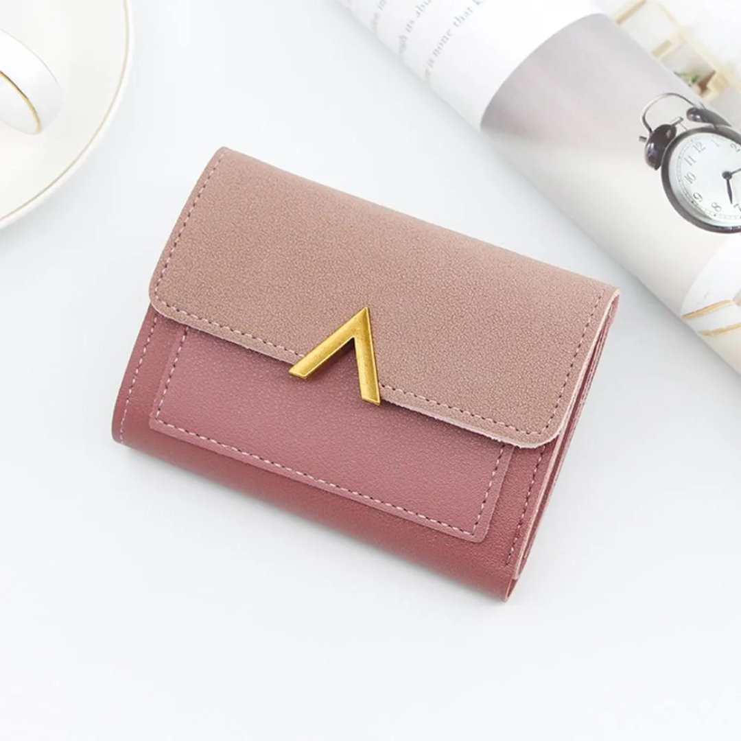 Slim Ladies Leather Card Wallet