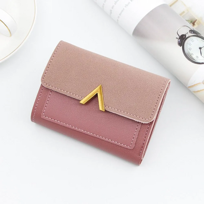 Slim Ladies Leather Card Wallet