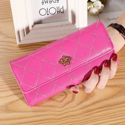 Fashionable Triangle Leather Wallet