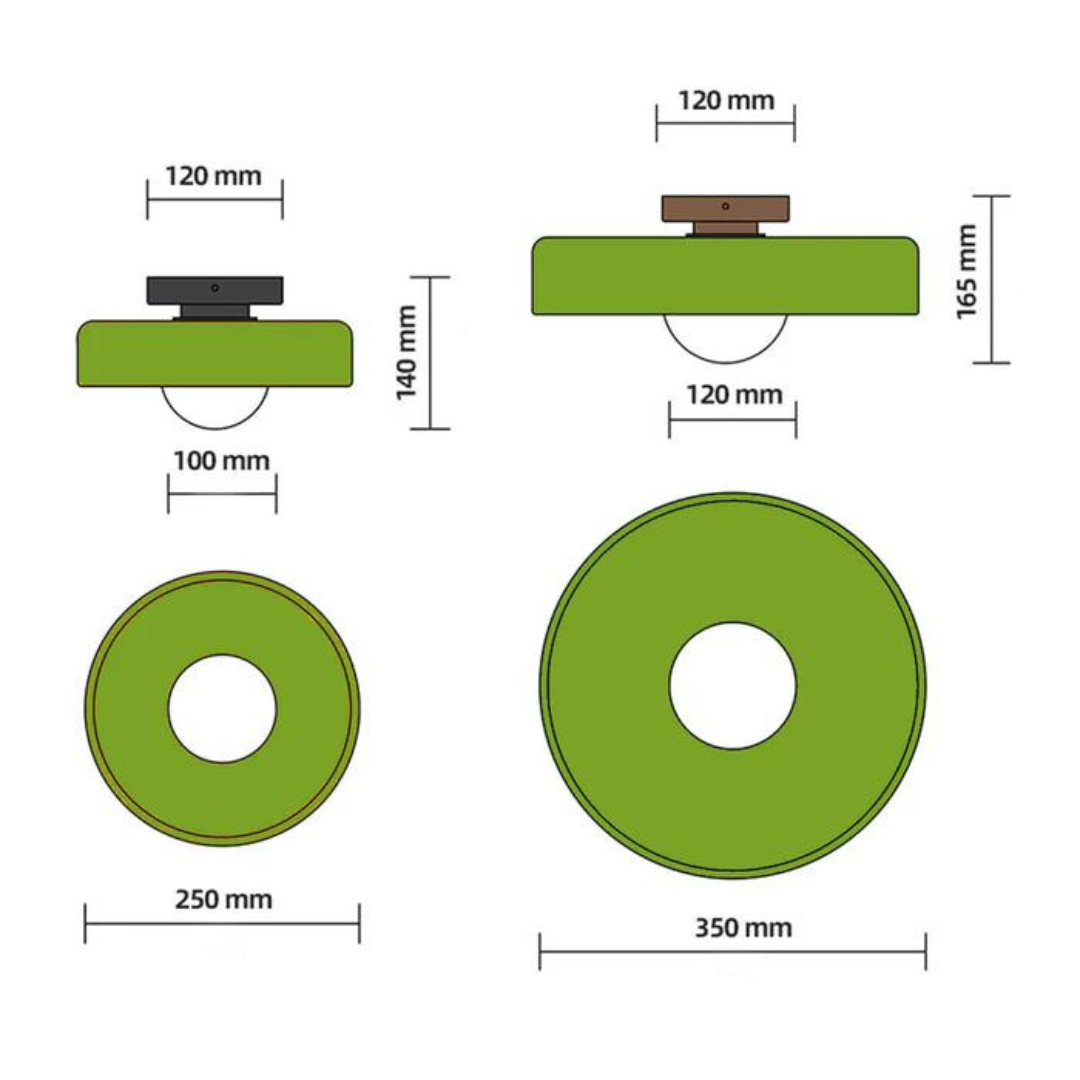 Circular Modern Ceiling Light Fixture