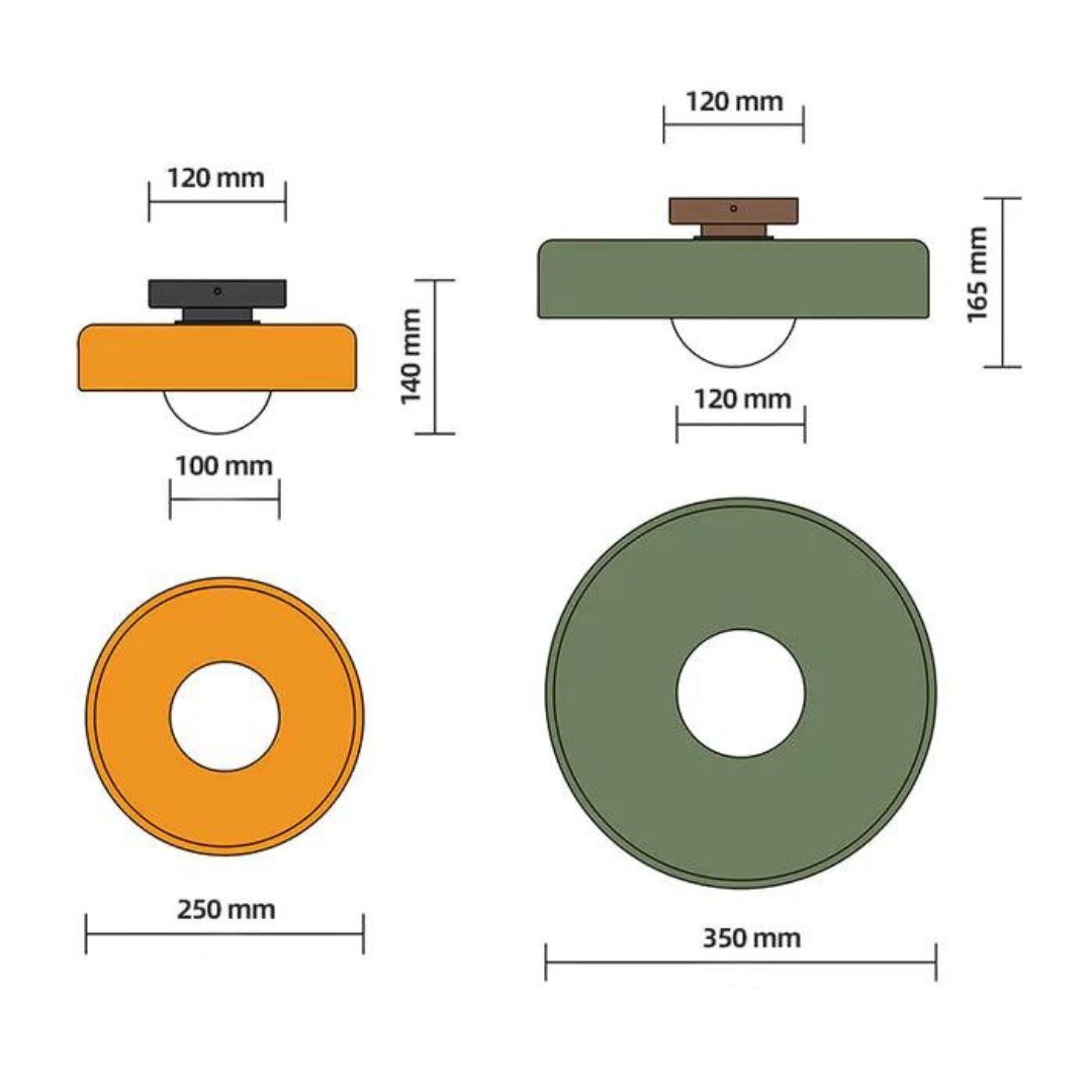 Circular Modern Ceiling Light Fixture