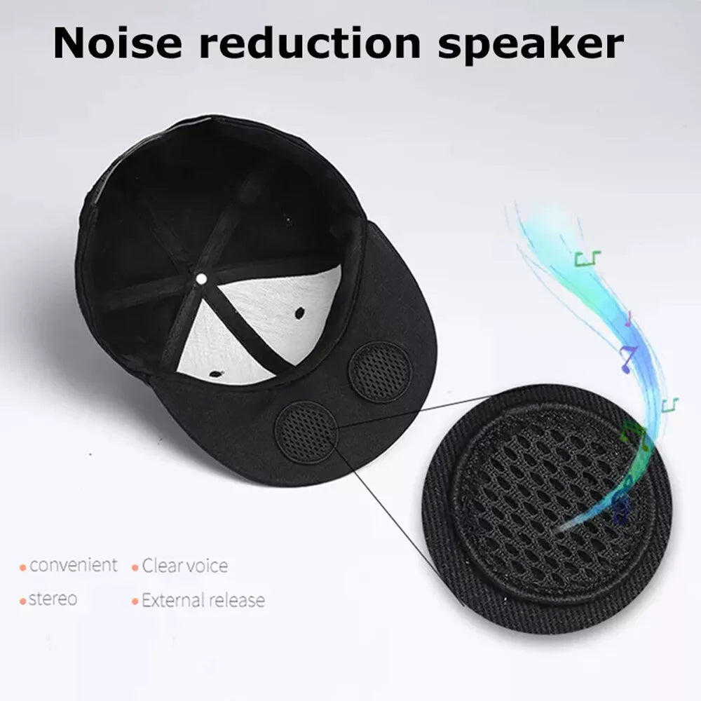 Wireless Sport Baseball Cap with Bluetooth Speaker