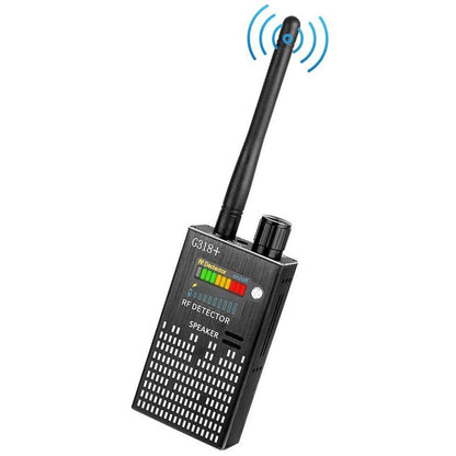 Spy Camera Detector with RF Signal Alert and Laser Scan