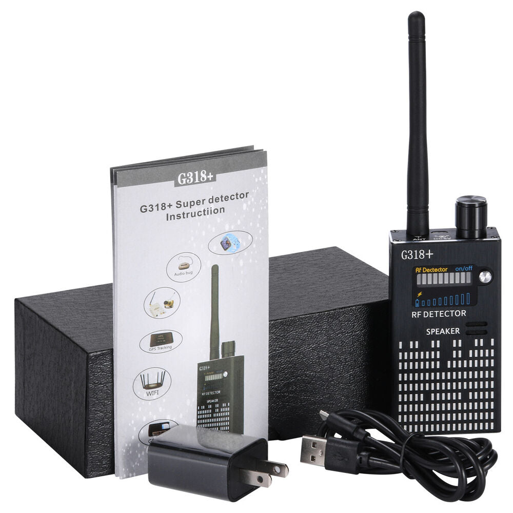 Spy Camera Detector with RF Signal Alert and Laser Scan