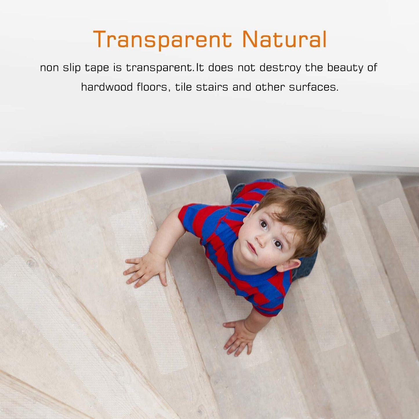 Indoor Stair Treads Clear Non Slip Step Strips