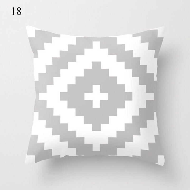 Soft Square Home Decor Pillow Cover 18