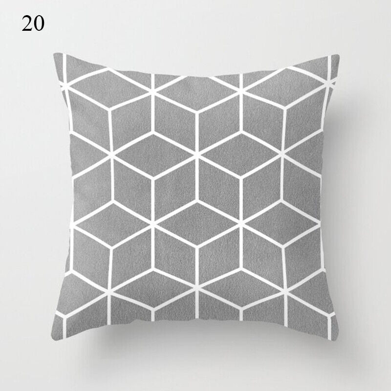Soft Square Home Decor Pillow Cover 18