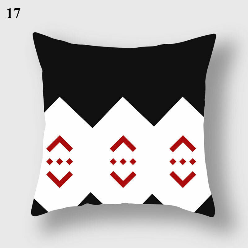 Soft Square Home Decor Pillow Cover 18