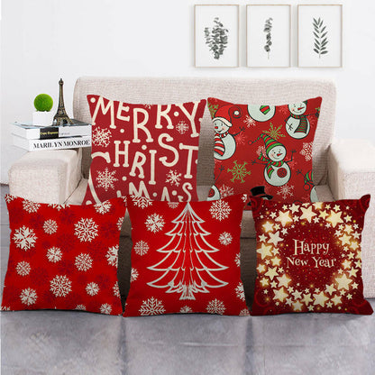 18 Inch Christmas Home Decor Sofa Pillow Cover