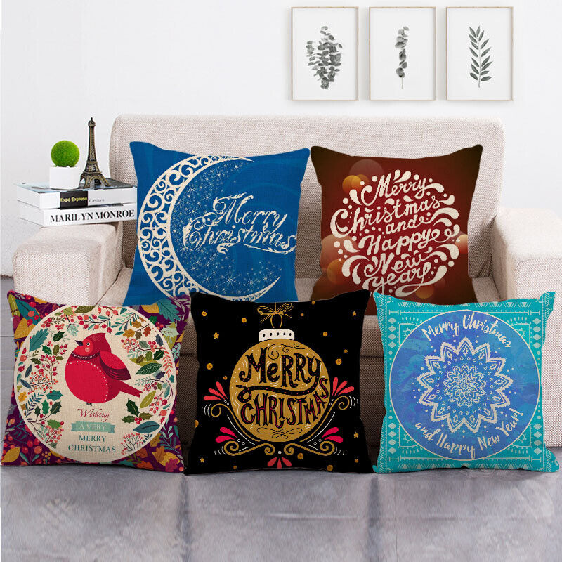 18 Inch Christmas Home Decor Sofa Pillow Cover