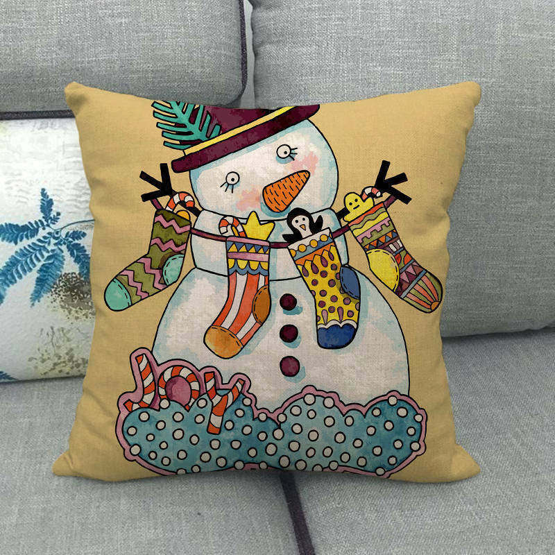 18 Inch Christmas Home Decor Sofa Pillow Cover