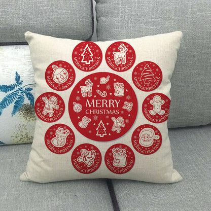 18 Inch Christmas Home Decor Sofa Pillow Cover