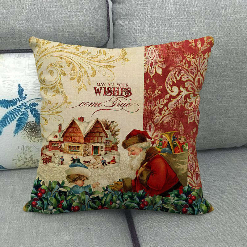 18 Inch Christmas Home Decor Sofa Pillow Cover