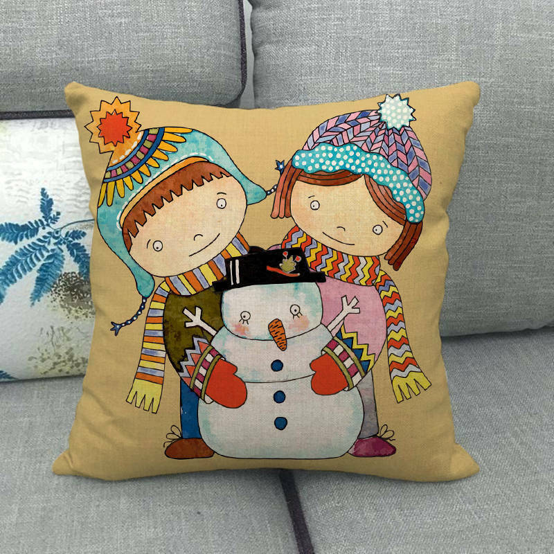 18 Inch Christmas Home Decor Sofa Pillow Cover