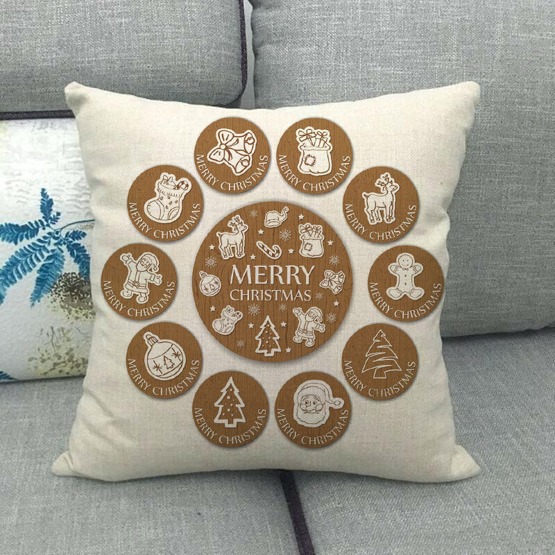 18 Inch Christmas Home Decor Sofa Pillow Cover