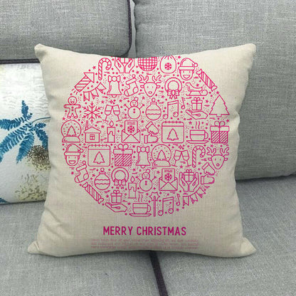 18 Inch Christmas Home Decor Sofa Pillow Cover