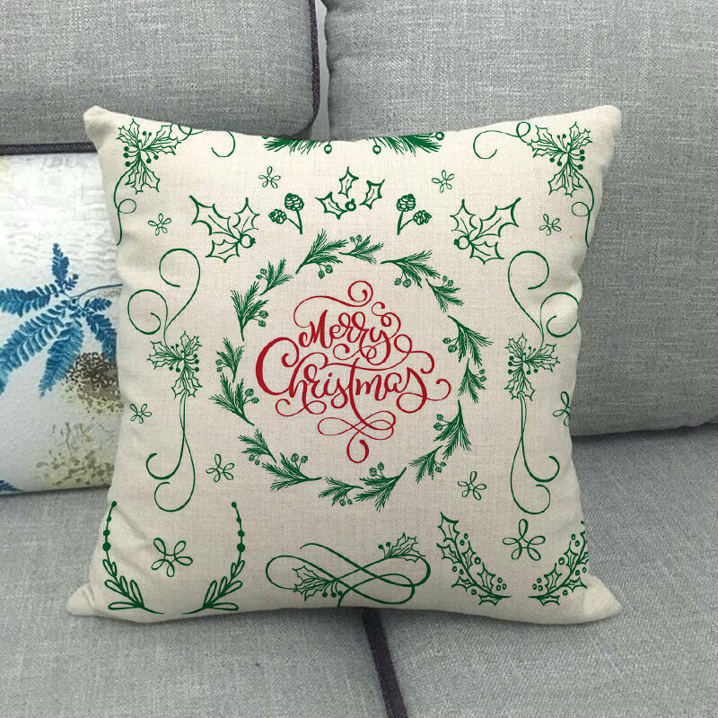 18 Inch Christmas Home Decor Sofa Pillow Cover