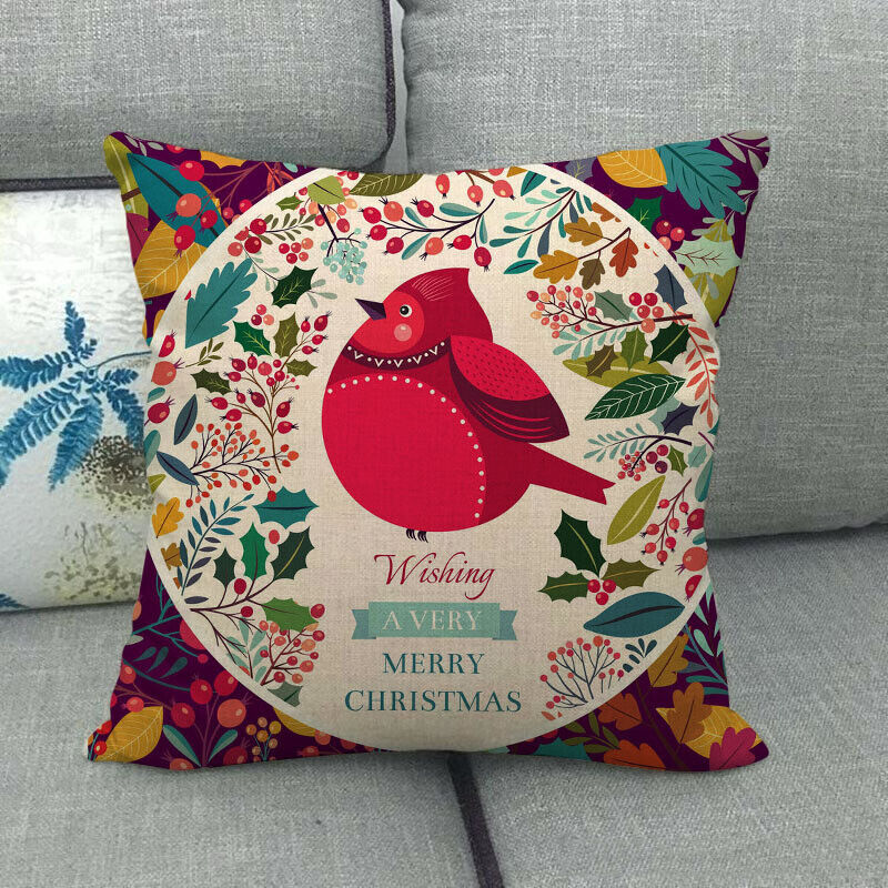 18 Inch Christmas Home Decor Sofa Pillow Cover
