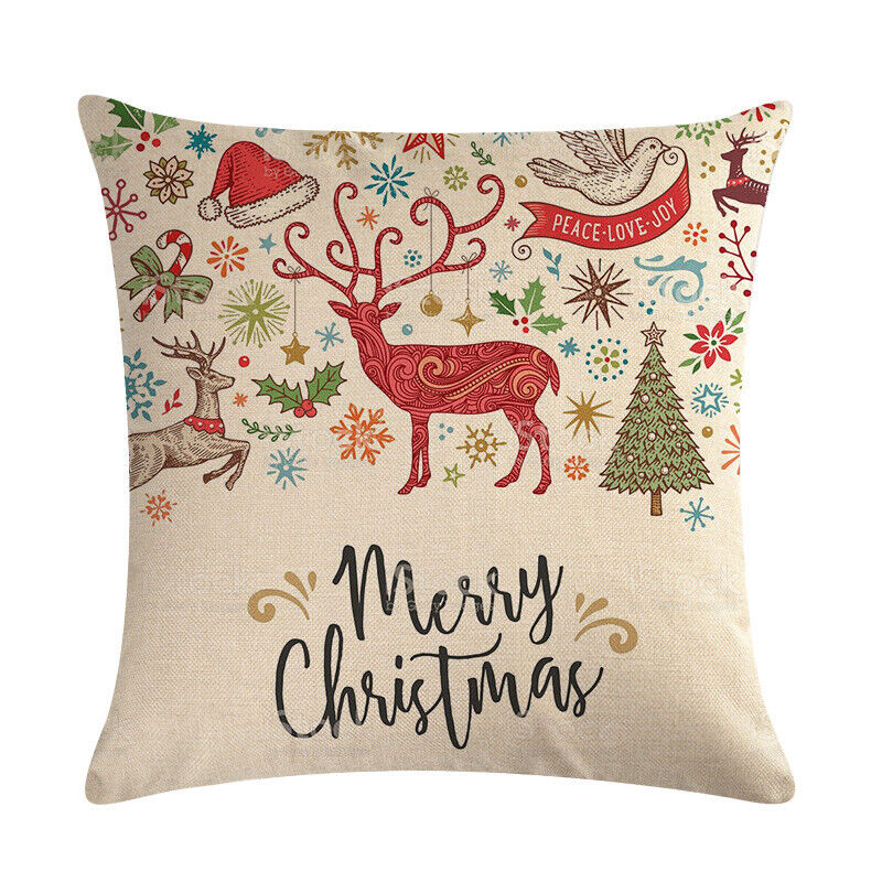 18 Inch Christmas Home Decor Sofa Pillow Cover