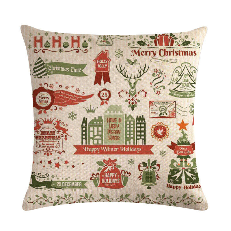 18 Inch Christmas Home Decor Sofa Pillow Cover