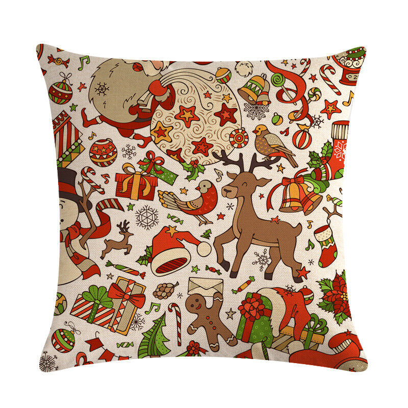 18 Inch Christmas Home Decor Sofa Pillow Cover