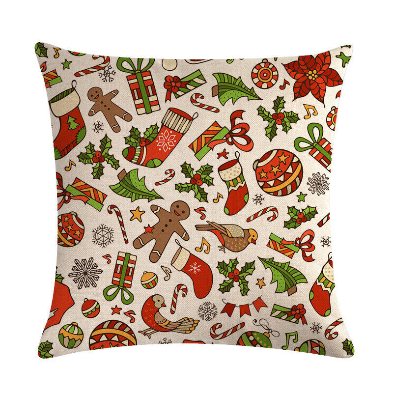 18 Inch Christmas Home Decor Sofa Pillow Cover