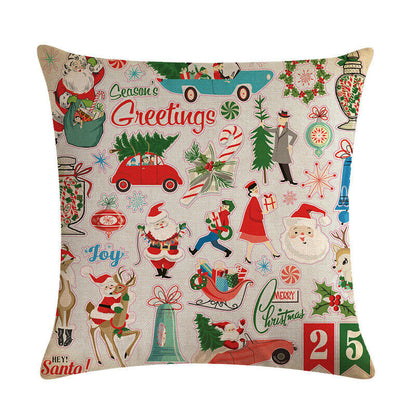 18 Inch Christmas Home Decor Sofa Pillow Cover