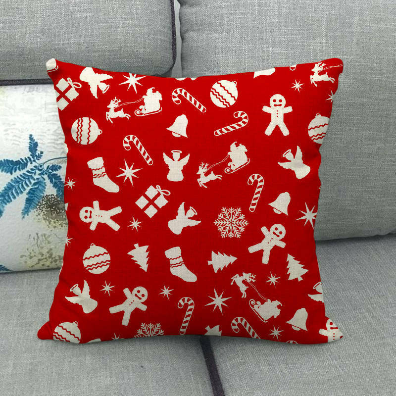 18 Inch Christmas Home Decor Sofa Pillow Cover