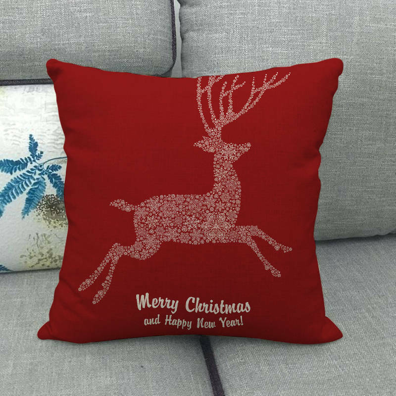 18 Inch Christmas Home Decor Sofa Pillow Cover