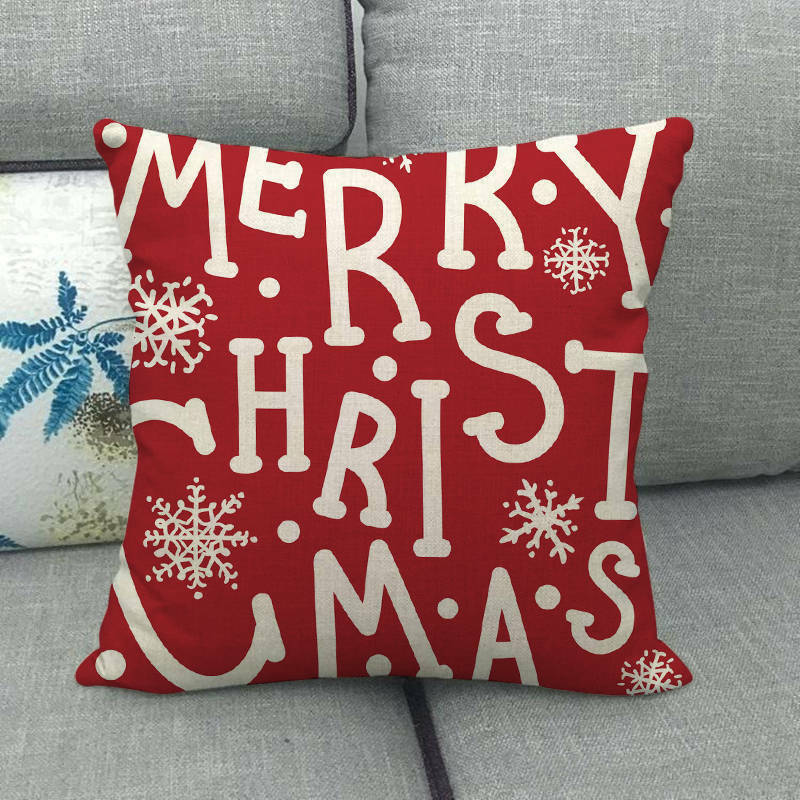 18 Inch Christmas Home Decor Sofa Pillow Cover