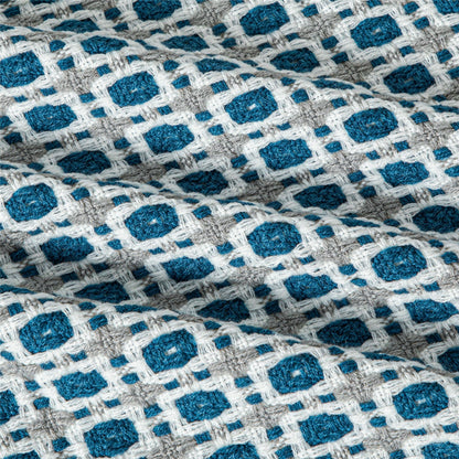Cozy Plaid Throw Blanket with Tassels for Sofa