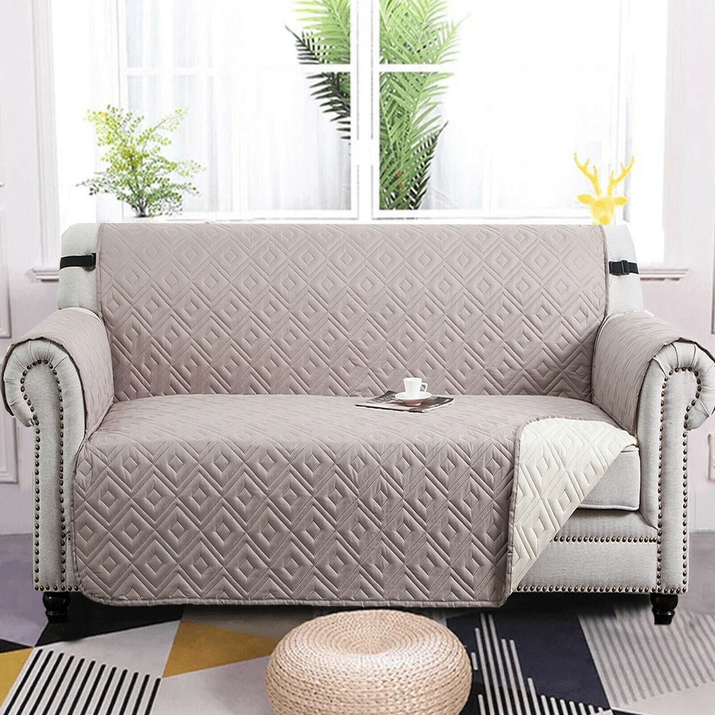 Waterproof Pet Proof Sofa Covers 1/2/3 Seater Set