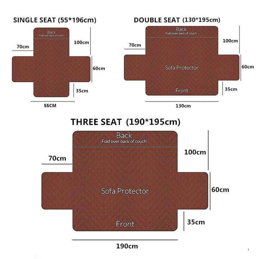 Waterproof Pet Furniture Cover Quilted Sofa Protector - Befez