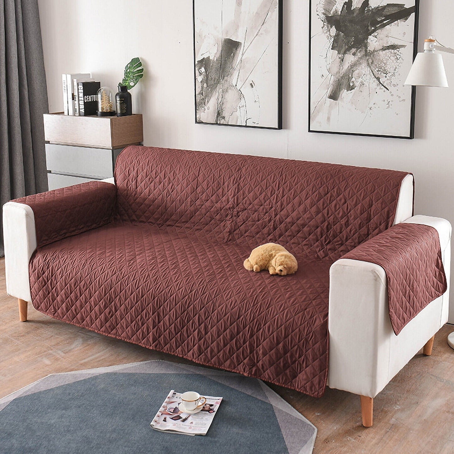 Waterproof Pet Furniture Cover Quilted Sofa Protector