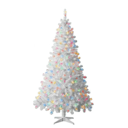 6.5ft Pre-Lit Christmas Tree with 300 Mini Lights