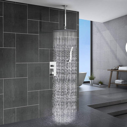 Slim Water-Saving Shower Head Fixture