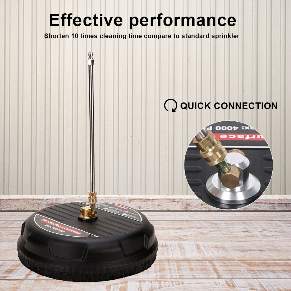 Powerful 15 Inch Surface Cleaner Pressure Washer Kit