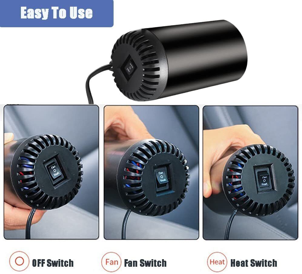 Compact Auto Heating Fan