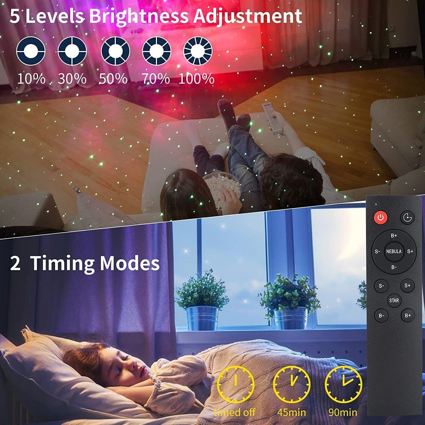 Cosmic Space Projector Night Lamp