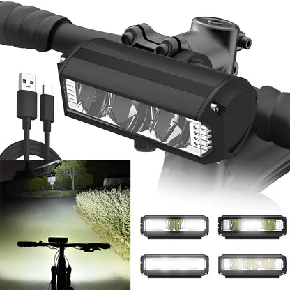 Bright LED Bicycle Front Light with Adjustable Modes - Befez