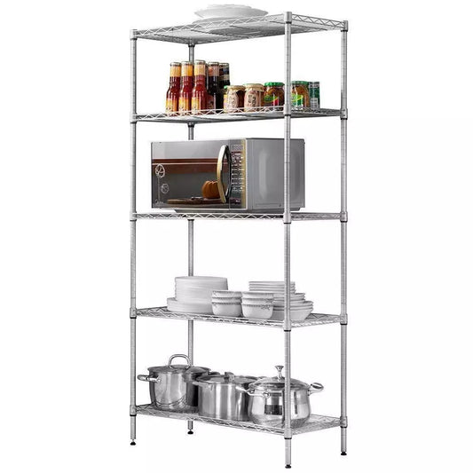 5 Shelf Adjustable Industrial Metal Storage Rack - Befez