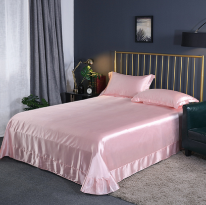 Luxurious Silk Pillow Covers Soft Home Bedding Decor