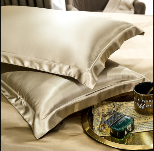 Luxurious Silk Pillow Covers Soft Home Bedding Decor