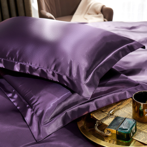 Luxurious Silk Pillow Covers Soft Home Bedding Decor