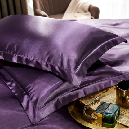 Luxurious Silk Pillow Covers Soft Home Bedding Decor