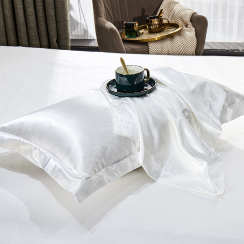 Luxurious Silk Pillow Covers Soft Home Bedding Decor