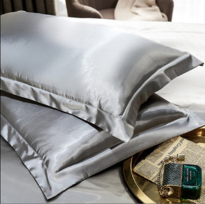 Luxurious Silk Pillow Covers Soft Home Bedding Decor