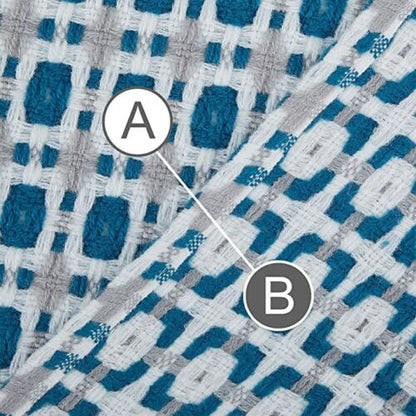 Cozy Plaid Throw Blanket with Tassels for Sofa
