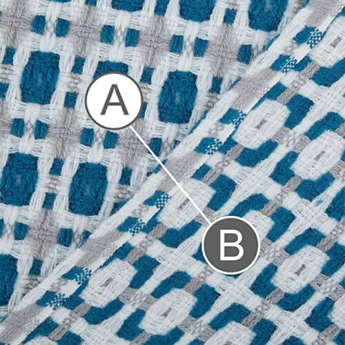 Cozy Plaid Throw Blanket with Tassels for Sofa