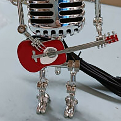 Vintage Style Microphone Robot Toy